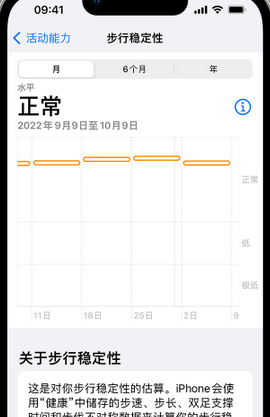 宝应iPhone手机维修如何在iPhone开启'步行稳定性通知'