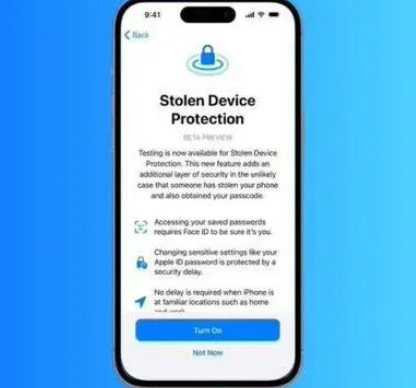 宝应苹果授权维修店分享被盗设备保护功能开启方法 
