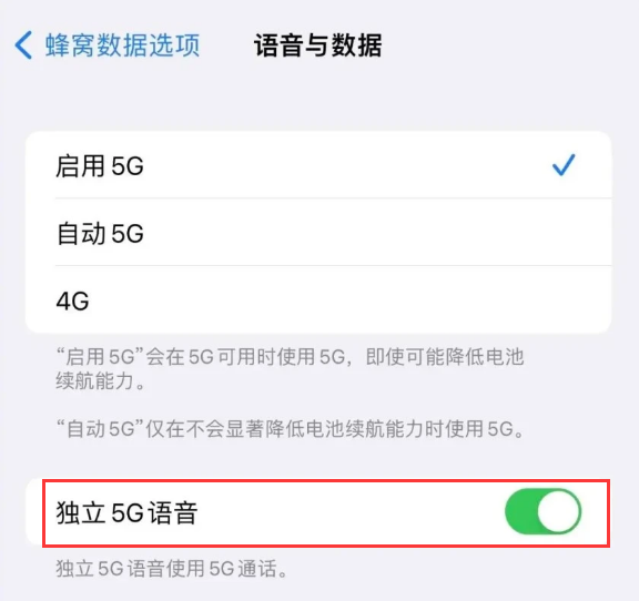 宝应苹果14维修分享iPhone 14 Pro如何开启VoNR 