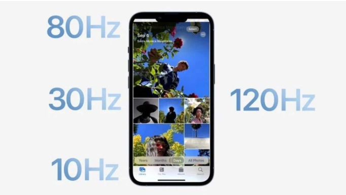 宝应苹果14维修分享iPhone 14有高刷吗 