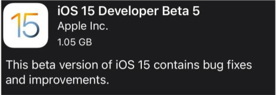 宝应苹果手机维修分享如何升级到iOS15.0 beta5 