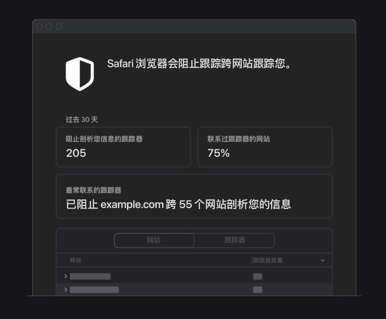 宝应苹果手机维修分享如何在 Safari 浏览器中查看和打开隐私报告 