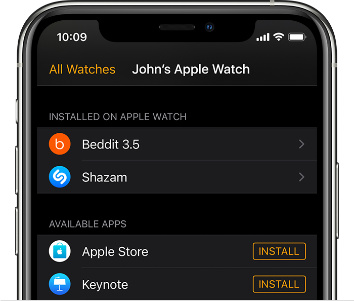 宝应苹果手机维修分享如何在 Apple Watch 上下载应用 